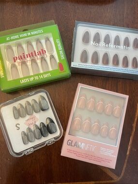 Glamnetic Nude Pink Press-On Nails – Classic Soft Pink Set